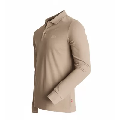 POLO A MANCHES DEPART HOMMES BEIGE